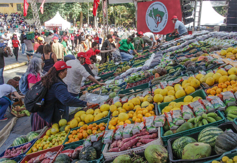 Feira da Reforma Agrária do MST movimentou 560 toneladas de alimentos e