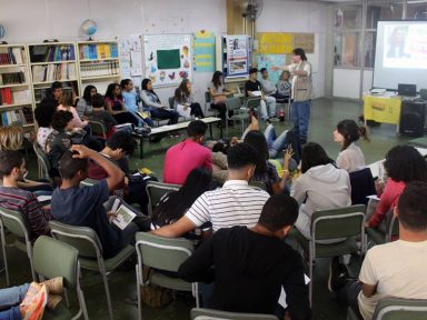 Curuguaty: solidariedade aos presos políticos une estudantes e professores da escola Caetano de Campos, em SP