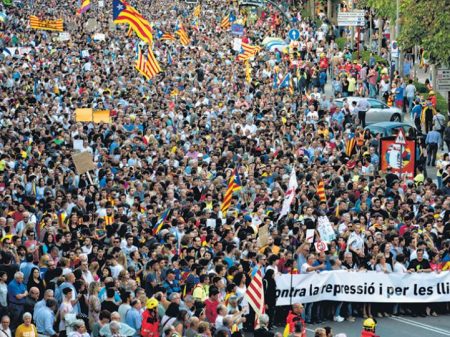 Catalunha faz greve geral contra repressão de Rajoy ao plebiscito