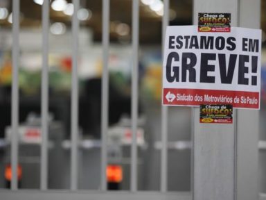 Metroviários de SP aderem à greve geral dia 5 de dezembro