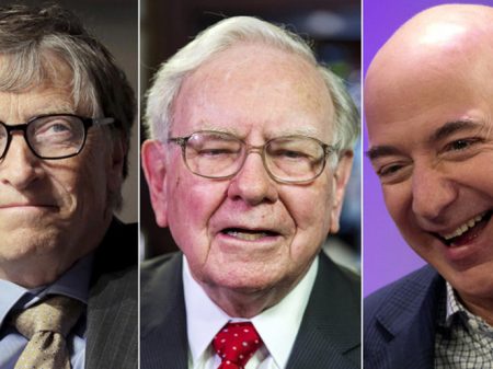 Gates, Buffett e Bezos juntos são mais ricos que a metade mais pobre dos EUA