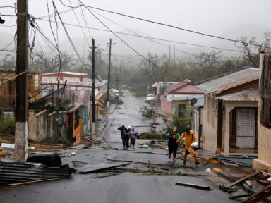 Contagem oficial ocultou mortes  do furacão Maria em Porto Rico