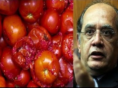 Apavorado, Gilmar Mendes aciona PF contra o “tomataço”