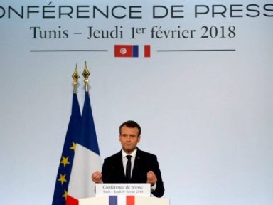 Macron:  Otan afundou a Líbia para depor Kadafi