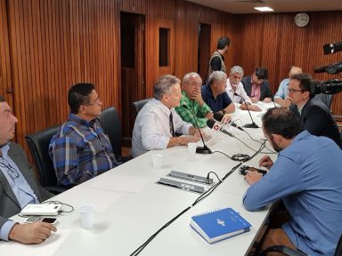 João Vicente Goulart, pré-candidato a presidente, defende legado do pai em BH