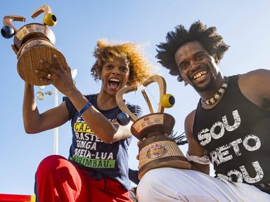 Gugu Quilombola e Bibinha vencem campeonato de capoeira Red Bull Paranauê