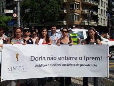 SP: Médicos aderem à greve contra ‘reforma’