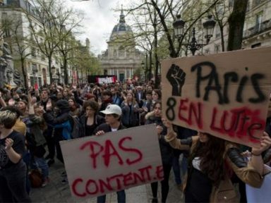 Estudantes ocupam universidades em toda a França contra reforma elitista de Macron