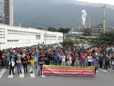 Refinaria de Cubatão: funcionários repudiam arrocho e privatização