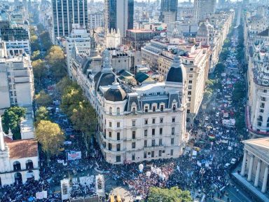 Marcha nacional de professores argentinos
