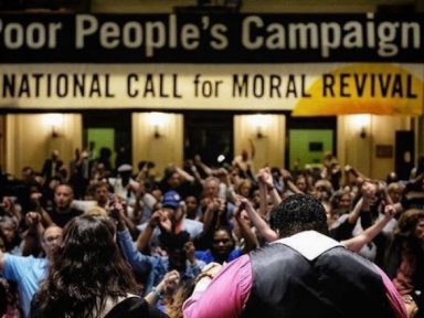 Americanos retomam a “Campanha dos Pobres” lançada por Luther King