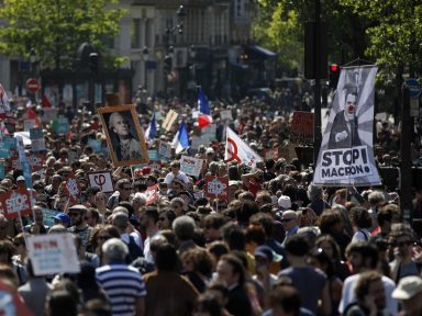 França rechaça Macron e exige fim das reformas: ‘um ano basta’