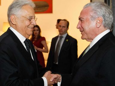 Alckmin reprova reuniões entre Temer, FHC e Dória