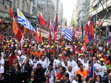 Uruguai parou por aumento do salário mínimo