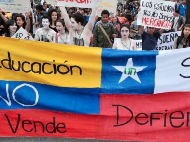 Colômbia: estudantes marcham por recursos para universidade pública