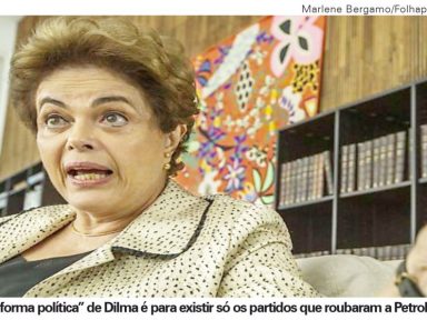 Dilma quer que vinte e oito senadores lhe deem presidência que perdeu por trair o país