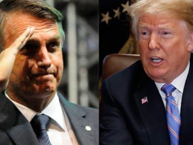 Bolsonaro bajula Trump e tira Brasil do Pacto da Migração