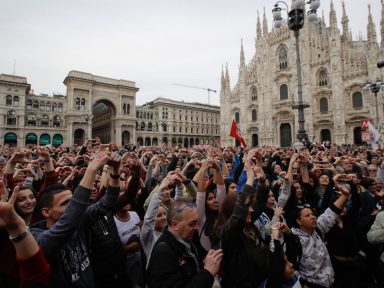 200 mil em Milão repudiam governo por política racista contra imigrantes