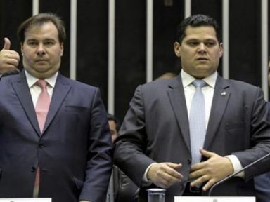 Bolsonaristas atacam presidentes da Câmara e do Senado