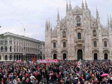 Italianos comemoram os 74 anos da vitória da Resistência sobre o nazifascismo