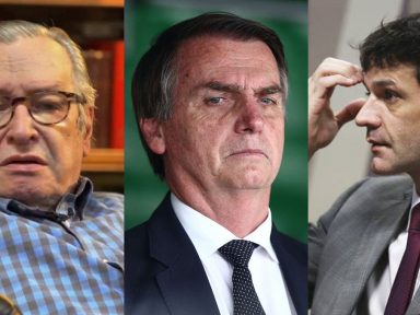 Bolsonaro condecora seu guru e o ministro do laranjal com a Ordem de Rio Branco