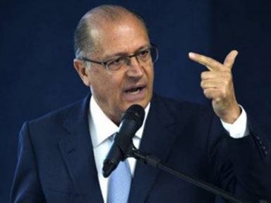 Alckmin, na convenção do PSDB: “Bolsonaro é oportunista e desleal”