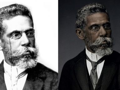 Aos 180 anos do nascimento de Machado de Assis, estudantes resgatam sua imagem