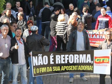 Capitalização naufraga: avança a pressão  popular contra Reforma  da Previdência