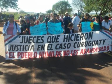 Paraguaios solidarizam-se com juiz que garantiu justiça em Curuguaty