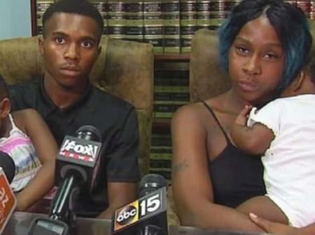 EUA: policiais ameaçam matar casal de negros diante de suas crianças