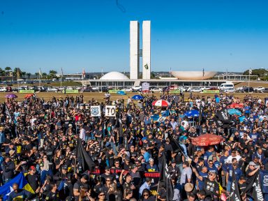 Policiais federais mantêm mobilização contra a reforma da Previdência