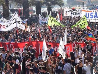 Chile: trabalhadores multiplicam protestos contra arrocho e assalto a direitos