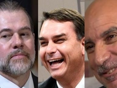 Toffoli decide acobertar crimes de Flávio Bolsonaro e Fabrício Queiroz