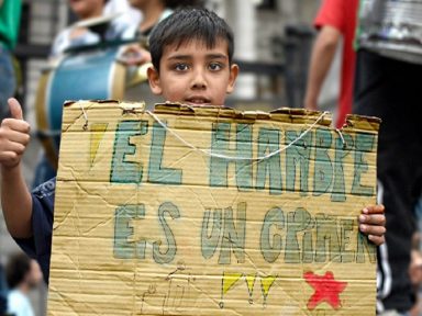 Central de Trabalhadores da Argentina denuncia “fome no inferno macrista”