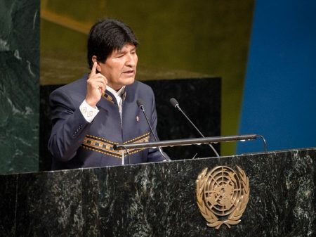 Evo na ONU: “14 anos de desenvolvimento da Bolívia reduzem pobreza e desemprego”