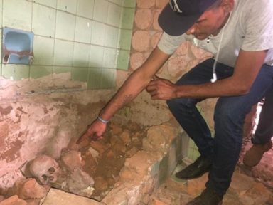 Paraguai: crânios e ossos humanos encontrados na casa do ditador Stroessner