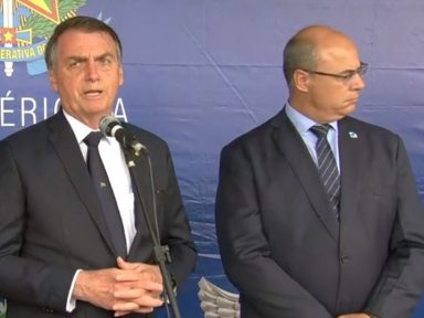 Witzel e Bolsonaro entram em guerra e Flávio ordena saída do PSL dos cargos