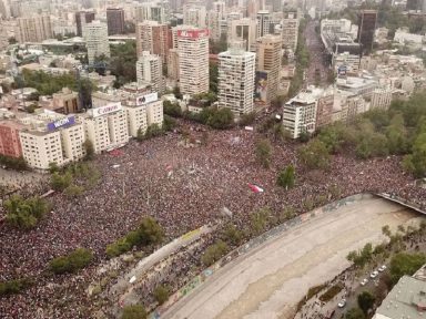 Chile forja a unidade nas ruas