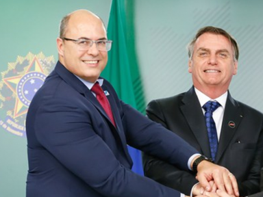 Bolsonaro agora se engalfinha com Witzel: “foi ele que armou para mim”