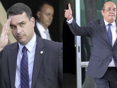 Gilmar Mendes entra na “operação abafa” em favor de Flávio Bolsonaro