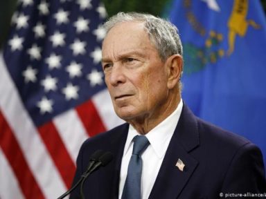 Bilionário Bloomberg se apresenta contra Trump na disputa pela Presidência