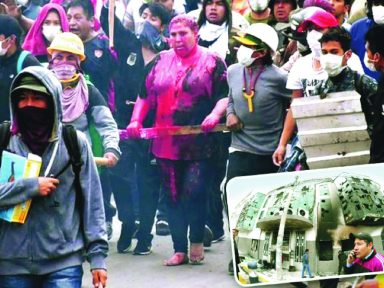 Prefeita boliviana é sequestrada e espancada por milícias fascistas de Camacho