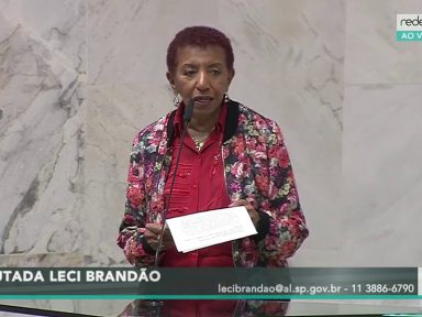 Leci Brandão repudia reforma da Previdência estadual: ‘Não vamos permitir corte de direitos’