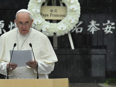 Papa condena “horror indescritível” sobre Hiroshima e Nagasaki