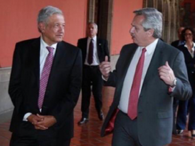 Presidente eleito da Argentina e o mexicano Obrador defendem fortalecimento das duas economias