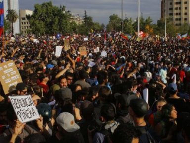 “Sem justiça social não há acordo”, afirmam lideranças chilenas