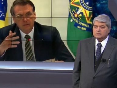 Bolsonaro agride TV Globo porque ela está noticiando os crimes de sua família