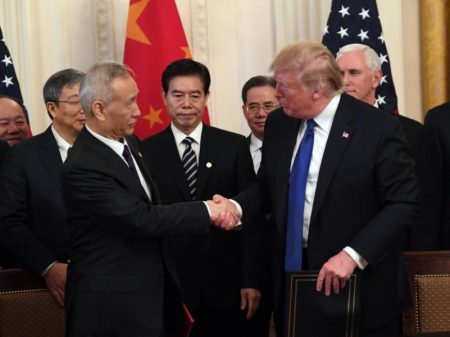 China e EUA assinam acordo comercial