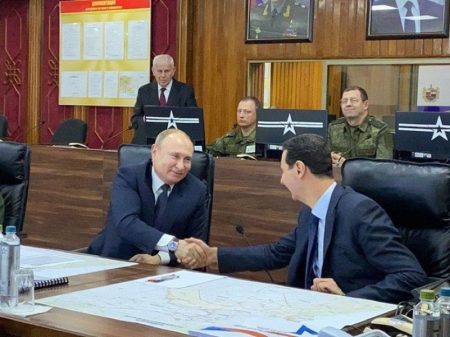 Putin faz visita surpresa à Síria antes de ir inaugurar o gasoduto turco-russo