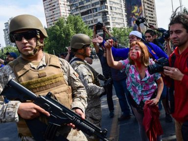 22 mil chilenos são presos nas manifestações pela volta da Previdência Pública